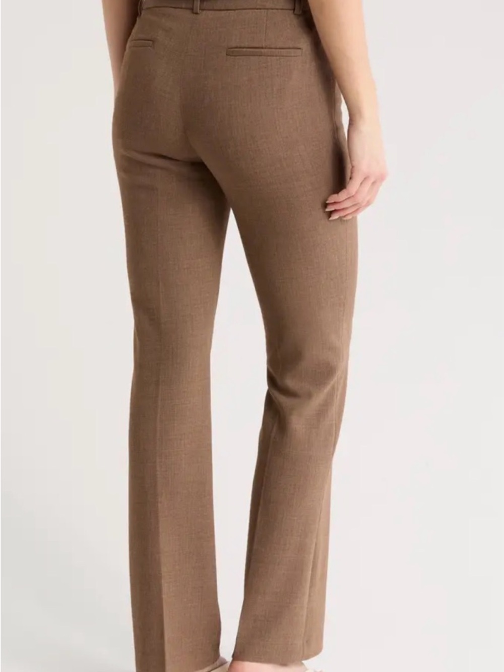 Amanda & Chelsea Brown Straight-Leg Dress Pants - Picture 2 of 11